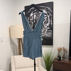 Elegant Blue Jumpsuit